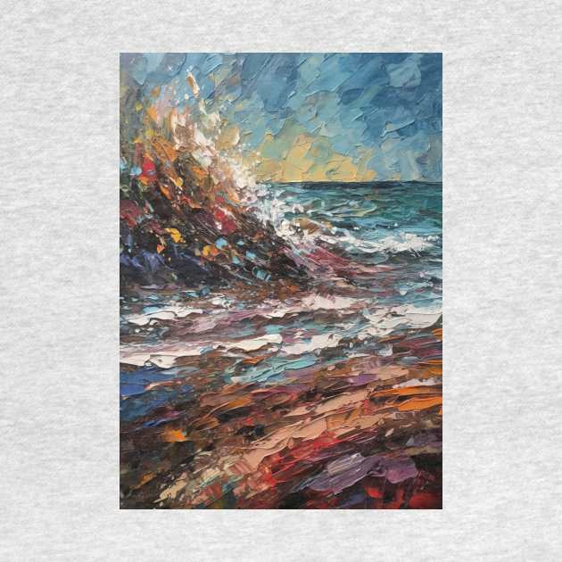 Oil Painting Prints, Crashing Waves Art, Beach Wall Decor, Ocean Scenes, Coastal Artwork, Seaside Decor, Nautical Home by simonrudd